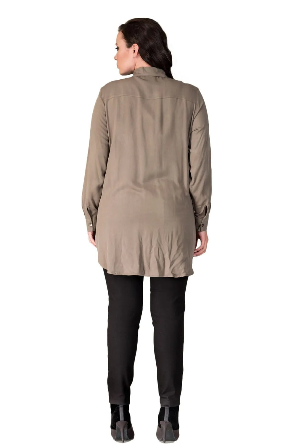 Women's Plus Size Floral Embroidered Tunic Shirt - Image 6