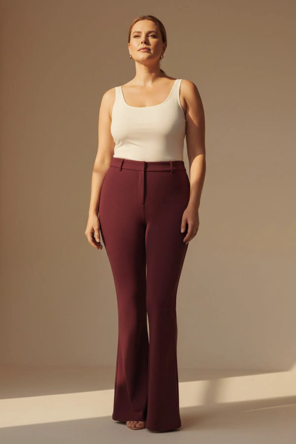 Büyük Beden Kadın İspanyol Paça Pantolon | Zarif ve Rahat Kesim - Image 11