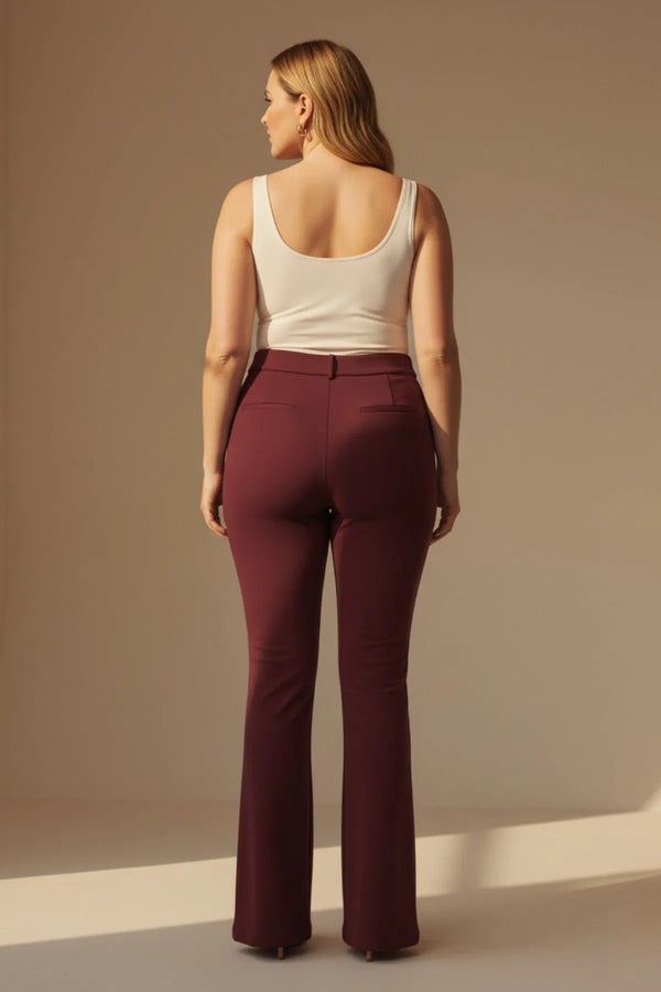 Büyük Beden Kadın İspanyol Paça Pantolon | Zarif ve Rahat Kesim