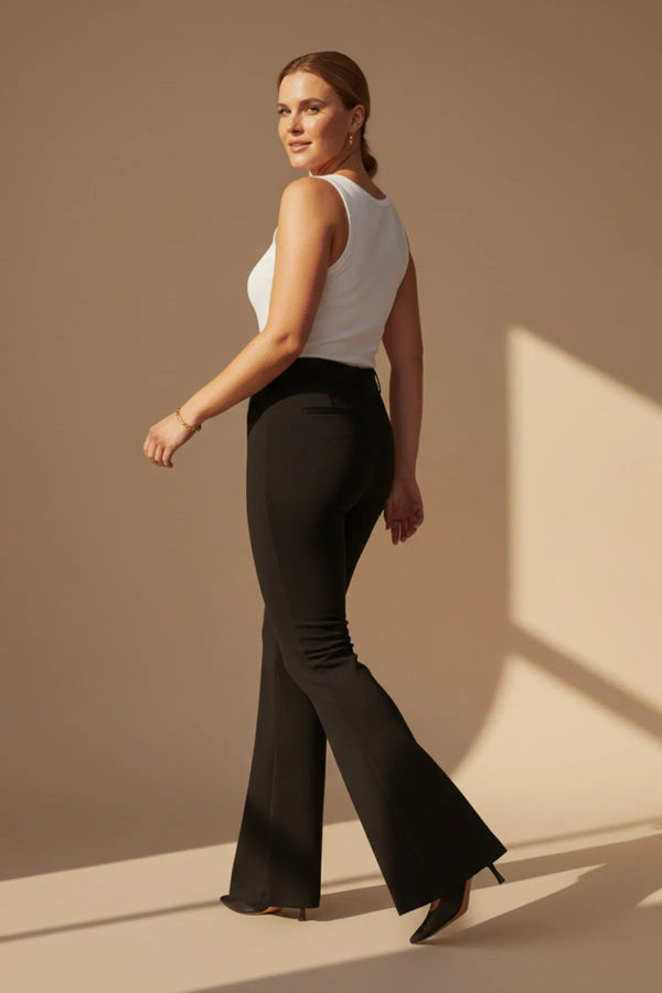 Büyük Beden Kadın İspanyol Paça Pantolon | Zarif ve Rahat Kesim