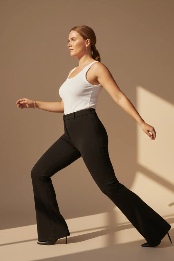 Büyük Beden Kadın İspanyol Paça Pantolon | Zarif ve Rahat Kesim