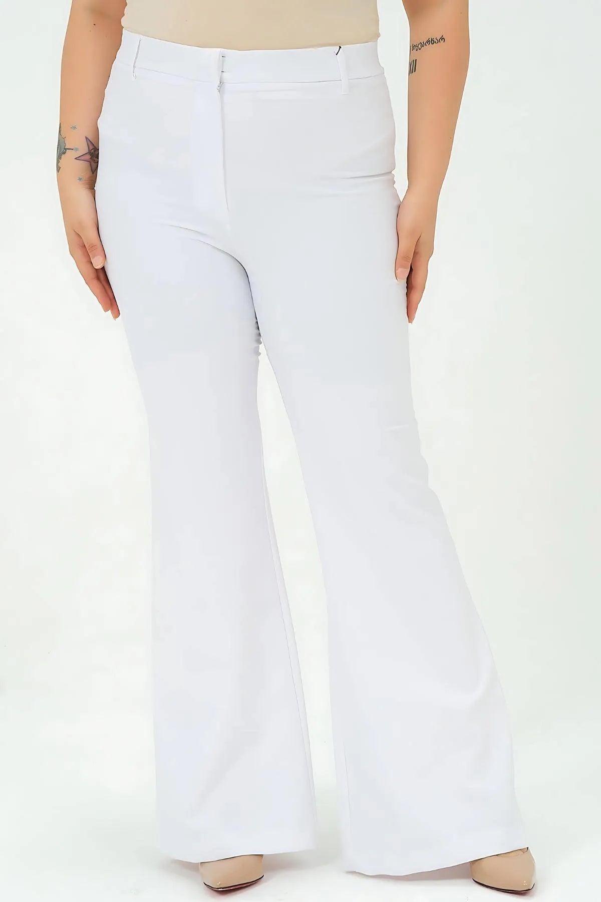 Große Größen Damen Schlaghose | Elegante und Bequeme Passform