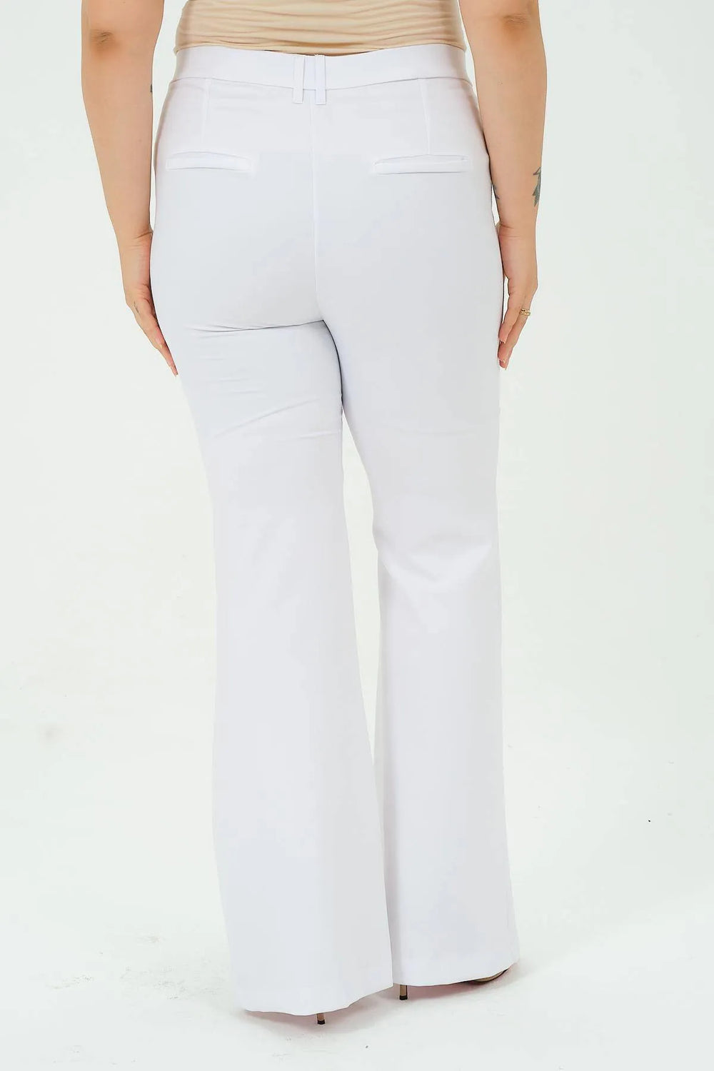 Büyük Beden Kadın İspanyol Paça Pantolon | Zarif ve Rahat Kesim - Image 29