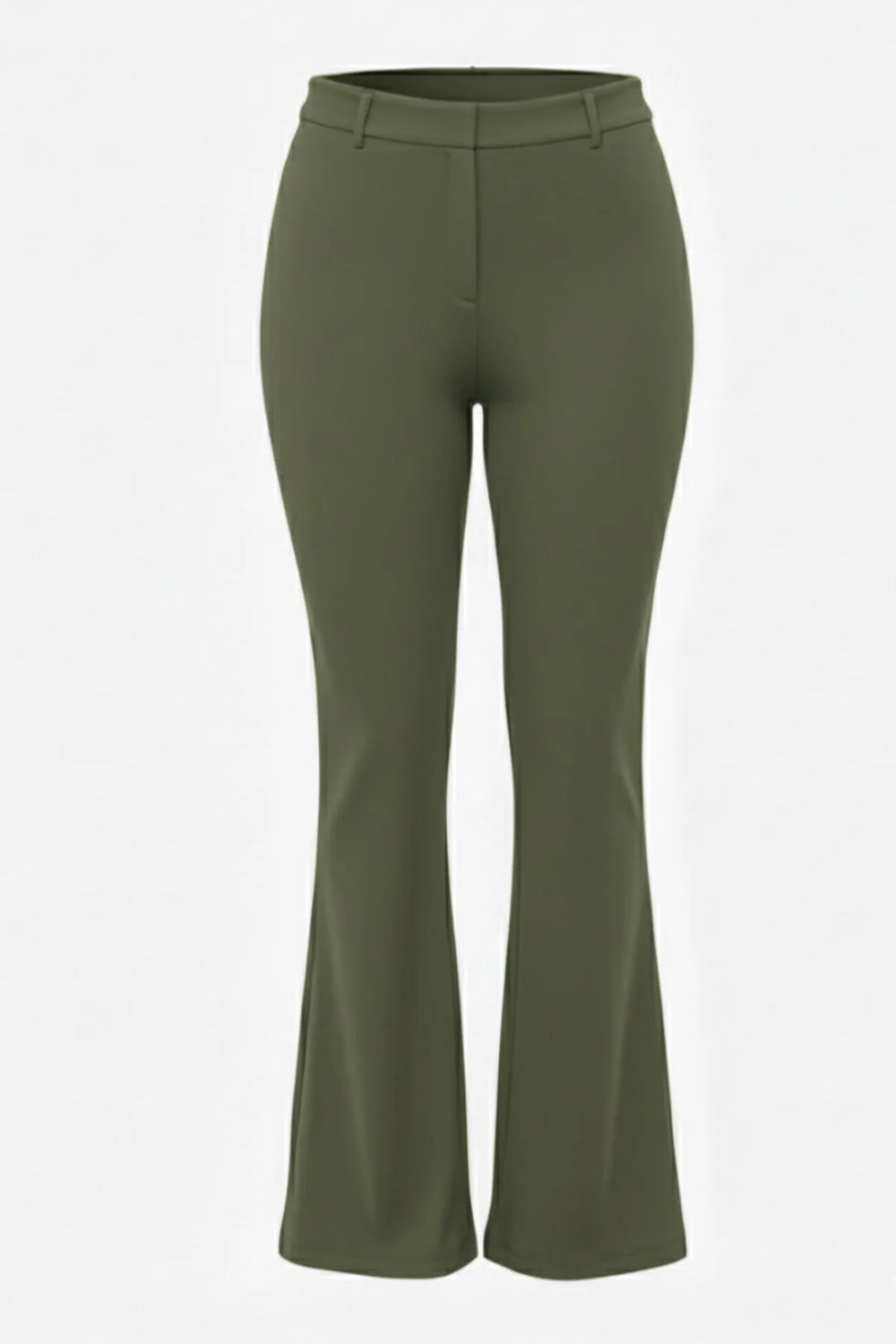 Büyük Beden Kadın İspanyol Paça Pantolon | Zarif ve Rahat Kesim - Image 37