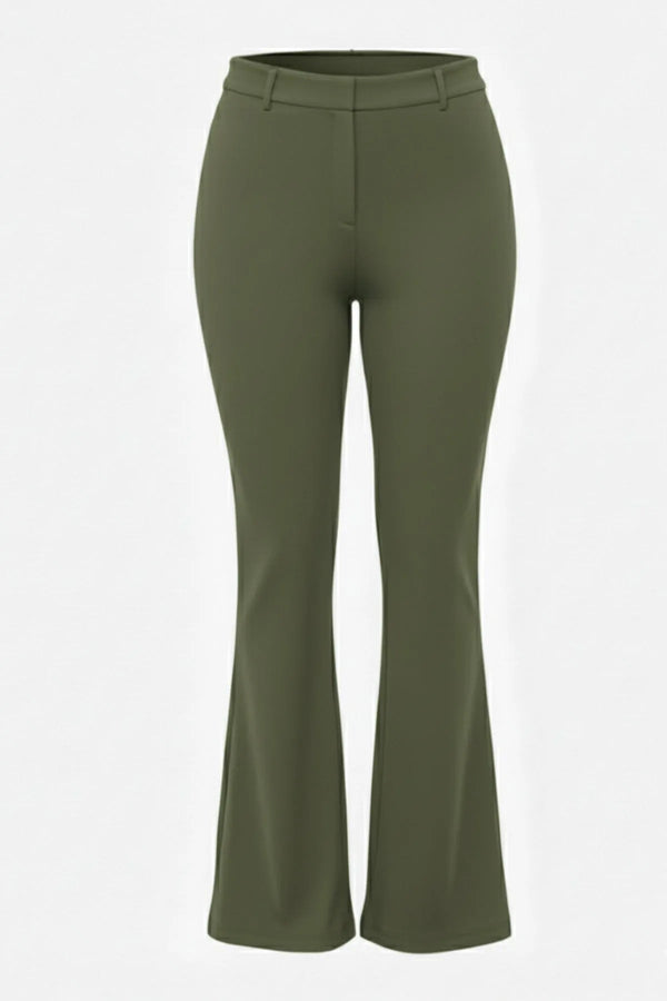 Büyük Beden Kadın İspanyol Paça Pantolon | Zarif ve Rahat Kesim