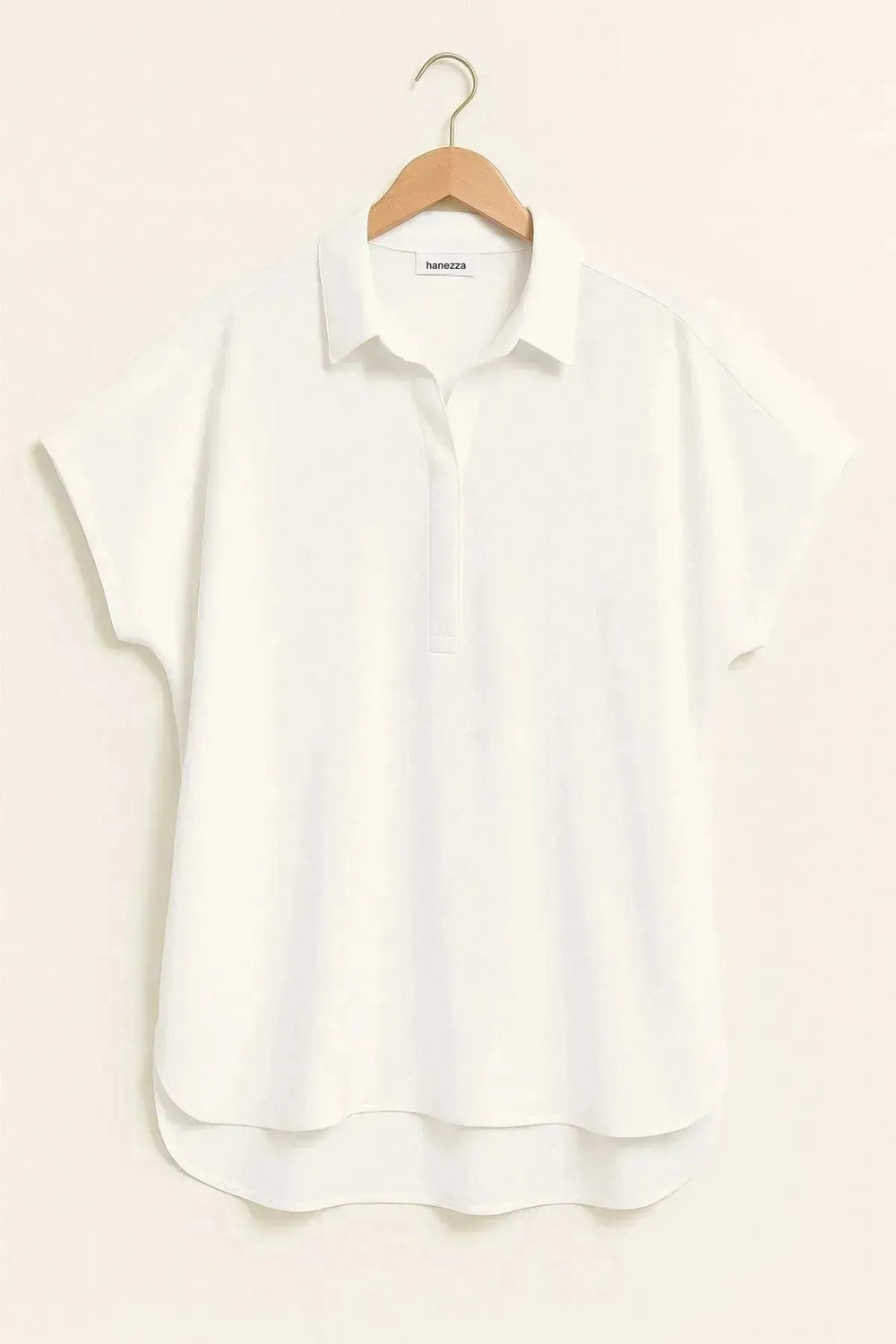 Plus Size Women's Jessica Satin Blouse - Modern Cut Elegant Collar - Image 1