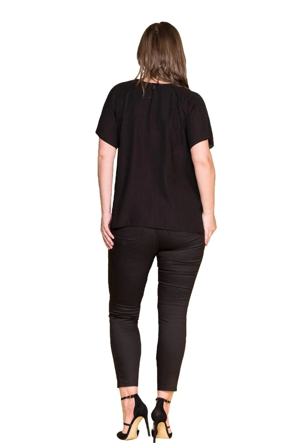 Plus Size Women's Embroidered Cotton Viscose Blouse - Image 24