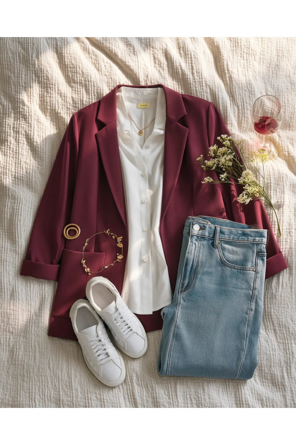 Офисный шик: стильный и прочный блейзер