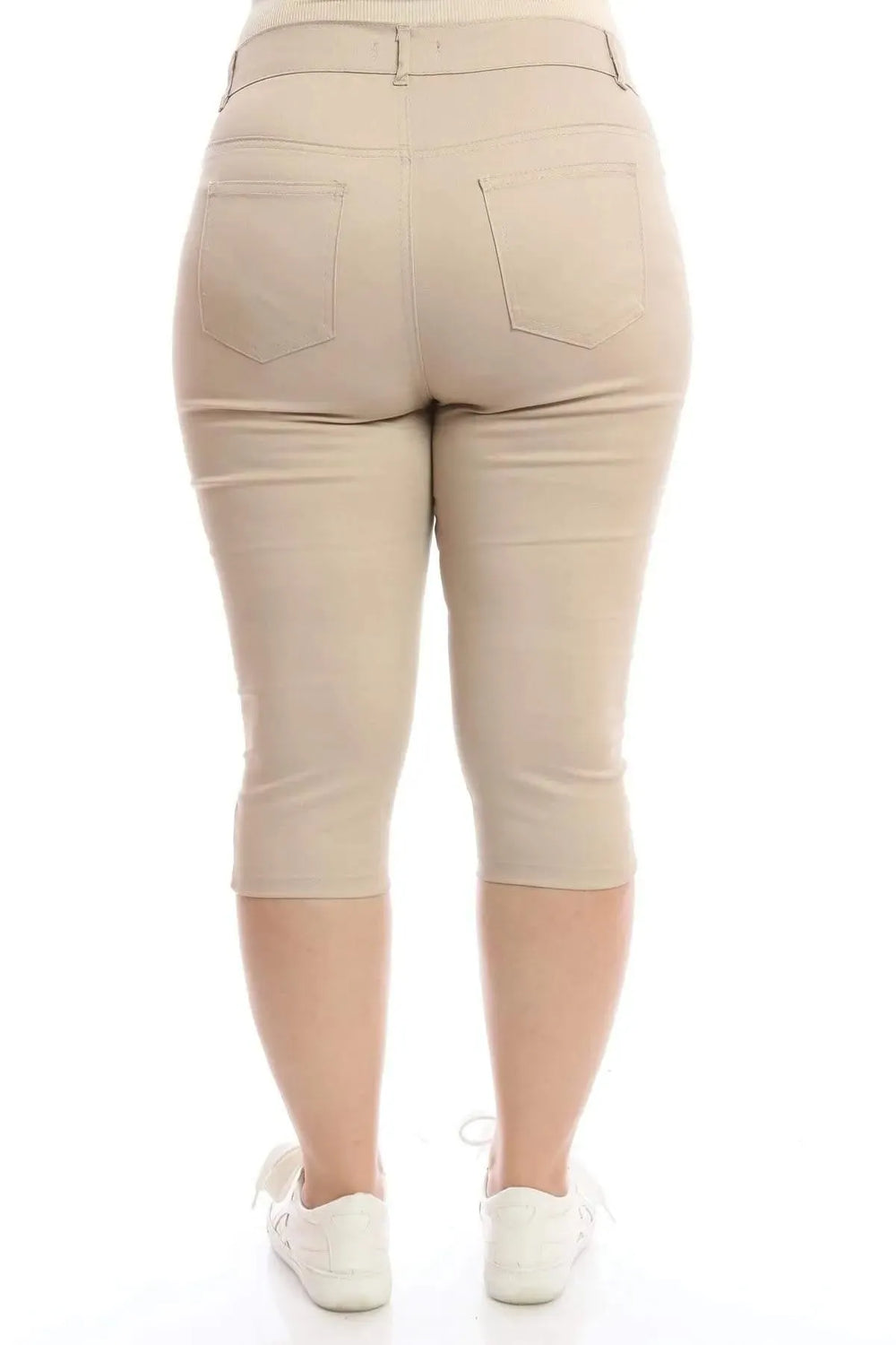 Познакомьтесь с комфортом больших размеров: бермуды из эластичного канваса - Image 5