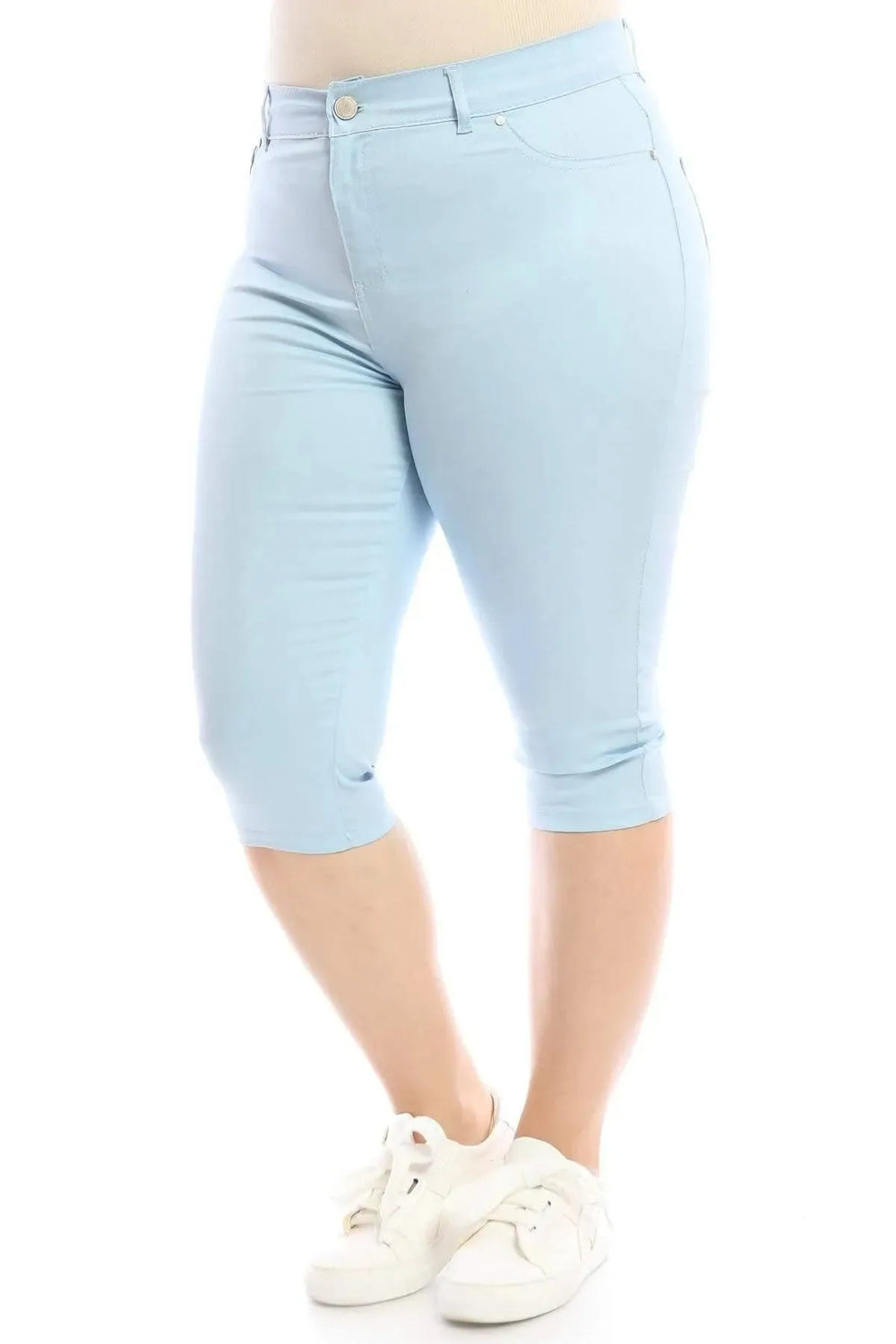 Познакомьтесь с комфортом больших размеров: бермуды из эластичного канваса - Image 33