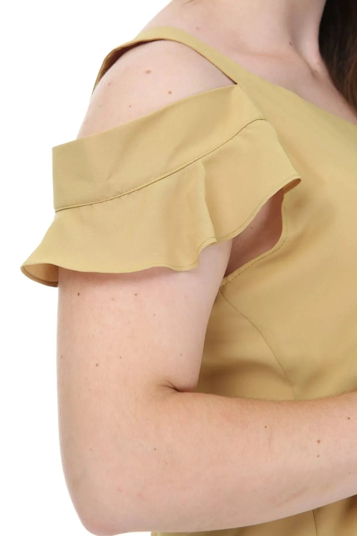 Große Größen Eleganz: Schulterfreies Oberteil mit Hanezza-Note