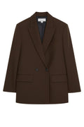 Plus Size Damen Oversize Blazer mit Schulterpolstern und Futter