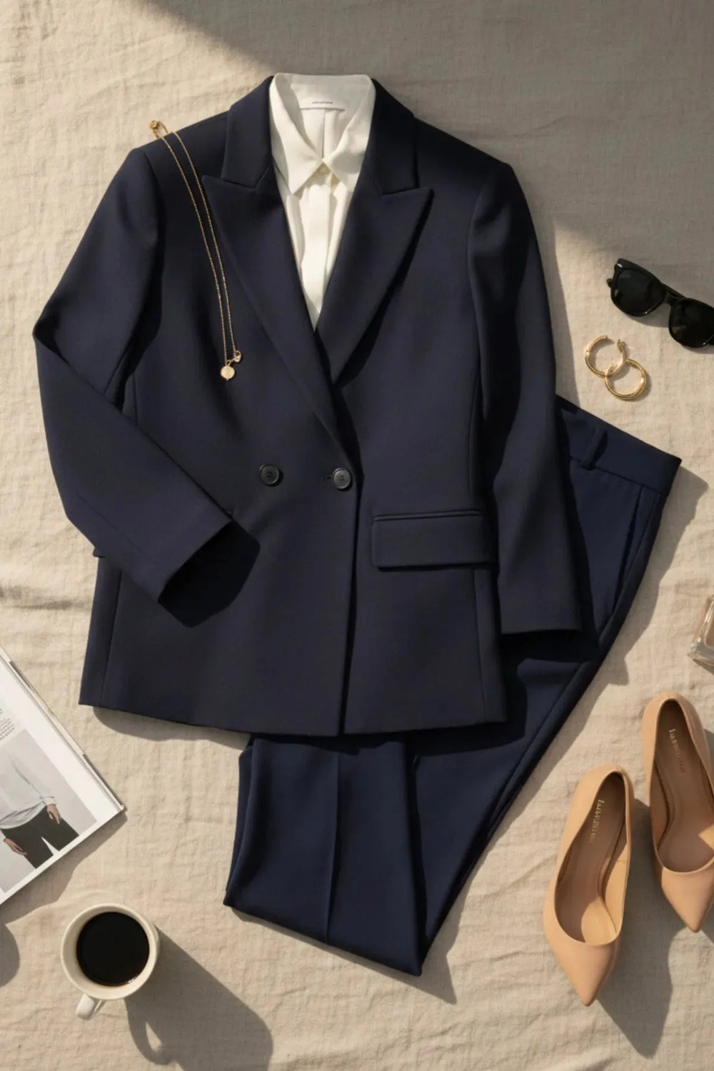 Женский жакет-блейзер больших размеров оверсайз с подкладкой и подплечниками - Image 32