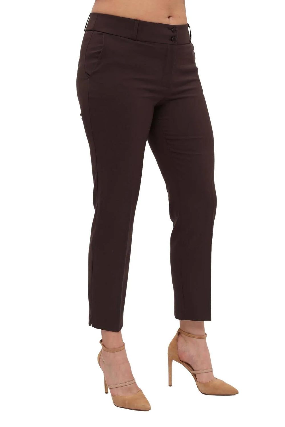 Женские брюки больших размеров с высокой талией и лайкрой - Комфорт и стиль на весь день - Image 24