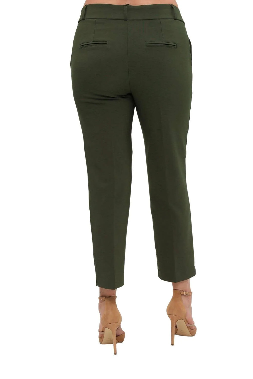 Женские брюки больших размеров с высокой талией и лайкрой - Комфорт и стиль на весь день - Image 36