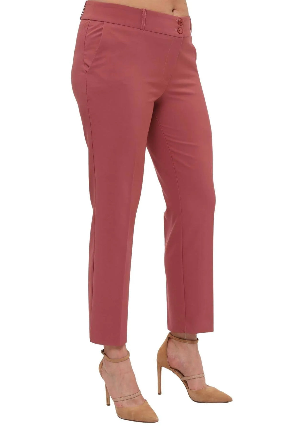 Женские брюки больших размеров с высокой талией и лайкрой - Комфорт и стиль на весь день - Image 38