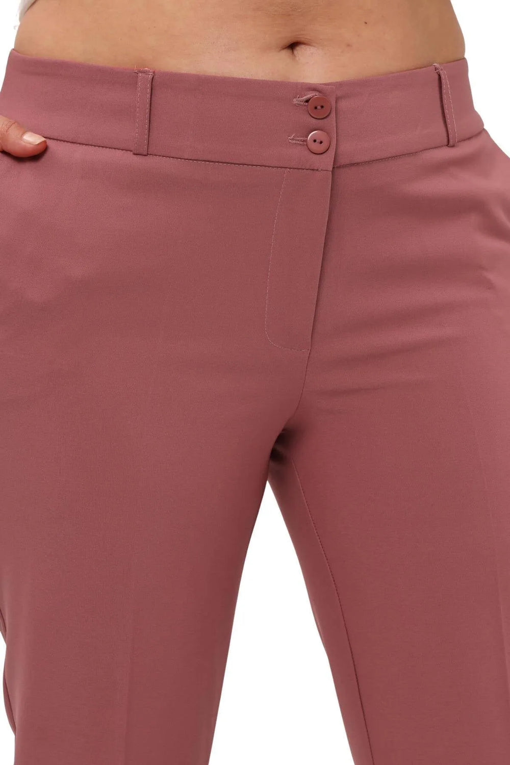 Женские брюки больших размеров с высокой талией и лайкрой - Комфорт и стиль на весь день - Image 41