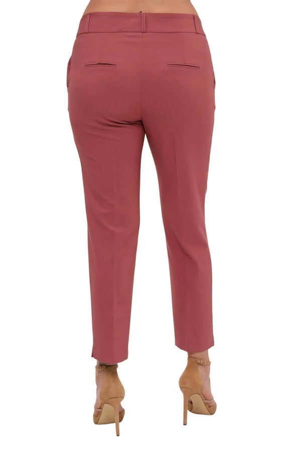 Женские брюки больших размеров с высокой талией и лайкрой - Комфорт и стиль на весь день