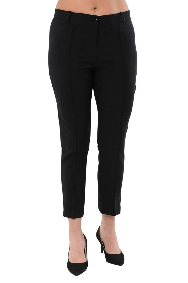 Büyük Beden Kadın Yüksek Bel Likralı Atlas Pantolon