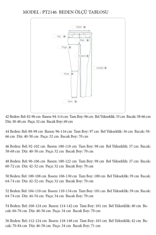 Büyük Beden Kadın Yüksek Bel Likralı Atlas Pantolon