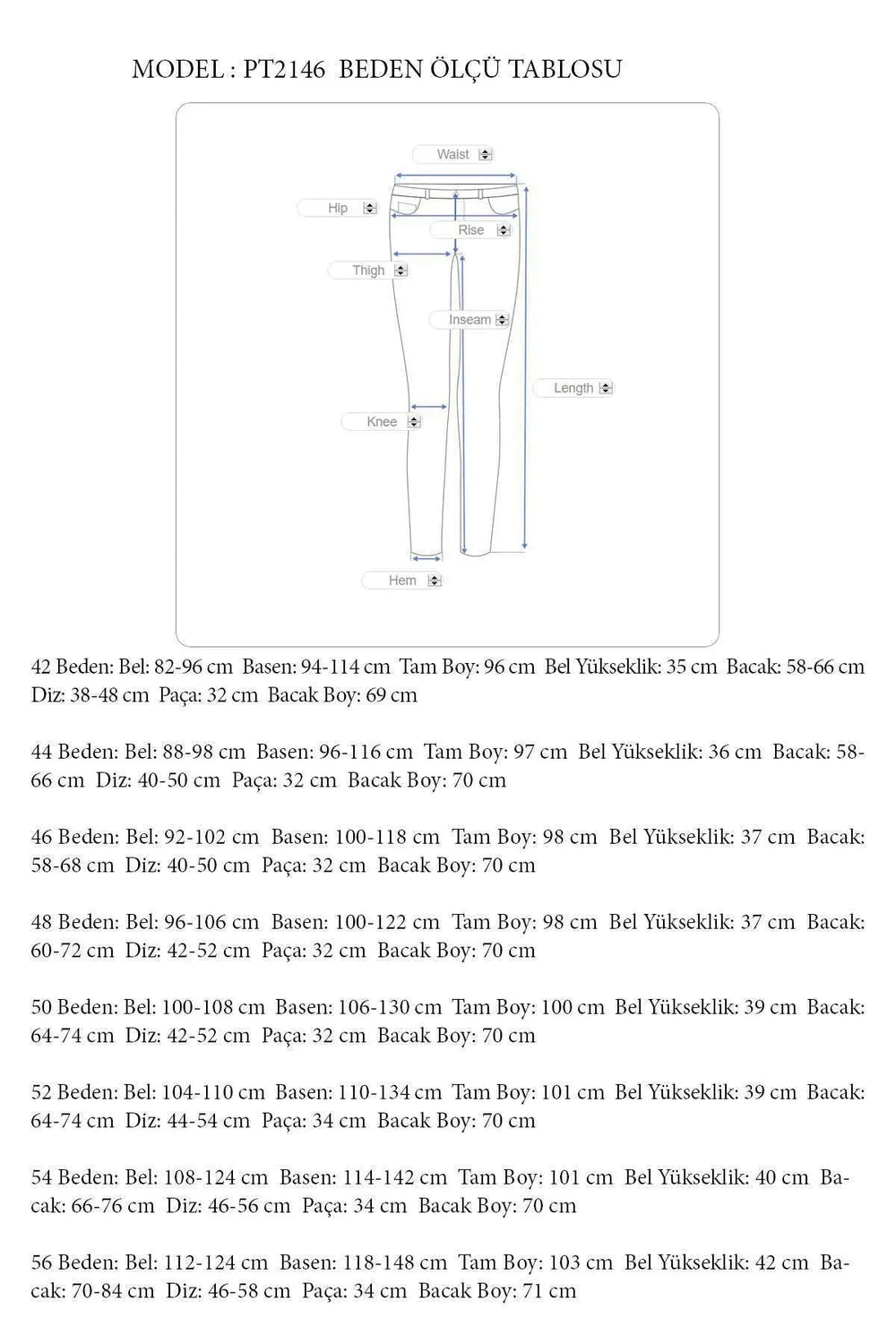 Büyük Beden Kadın Yüksek Bel Likralı Atlas Pantolon - Image 41
