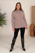Manteau Matelassé Grande Taille – Design Léger et Élégant