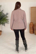Manteau Matelassé Grande Taille – Design Léger et Élégant