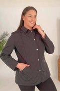 Manteau Matelassé Grande Taille – Design Léger et Élégant