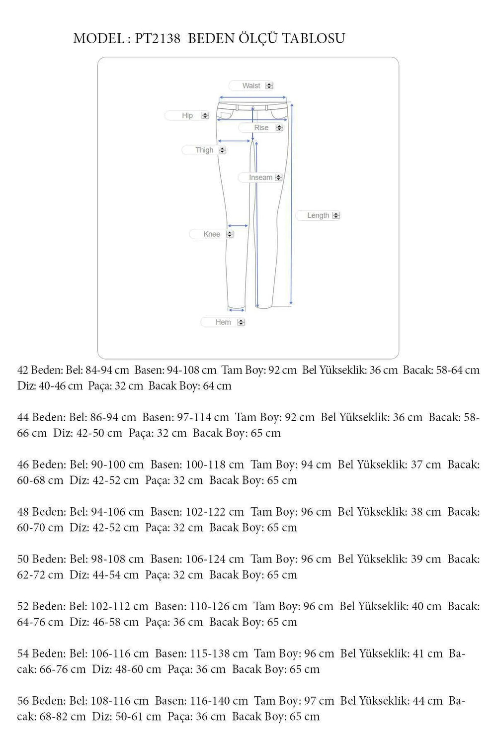 Plus Size High-Waist Lycra Cream Ankle-Length Atlas Trousers - Image 44