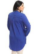 Hemdbluse mit Tasche