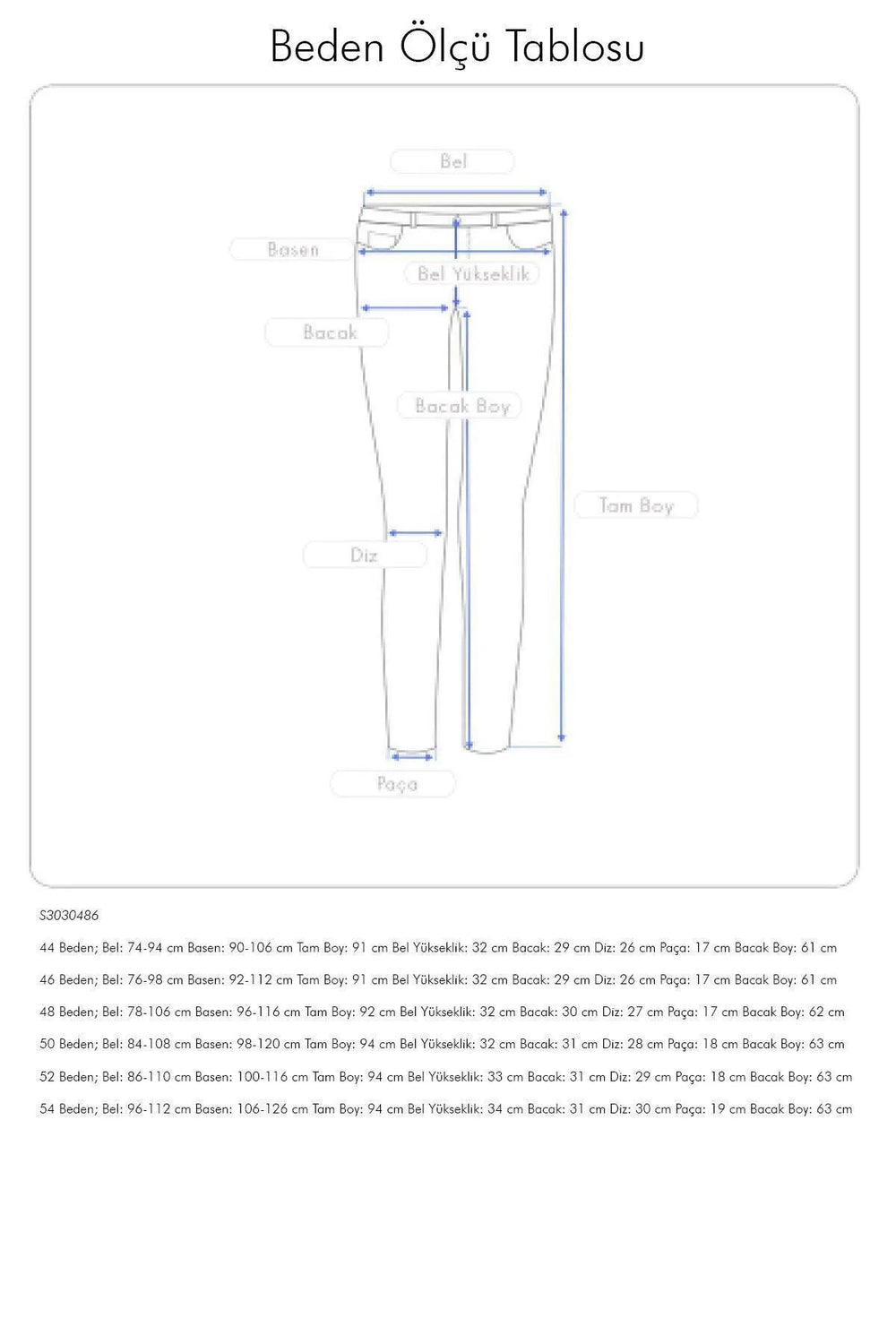 Hanezza Plus Size Floral Patterned Denim Trousers - Cotton Viscose - Image 3