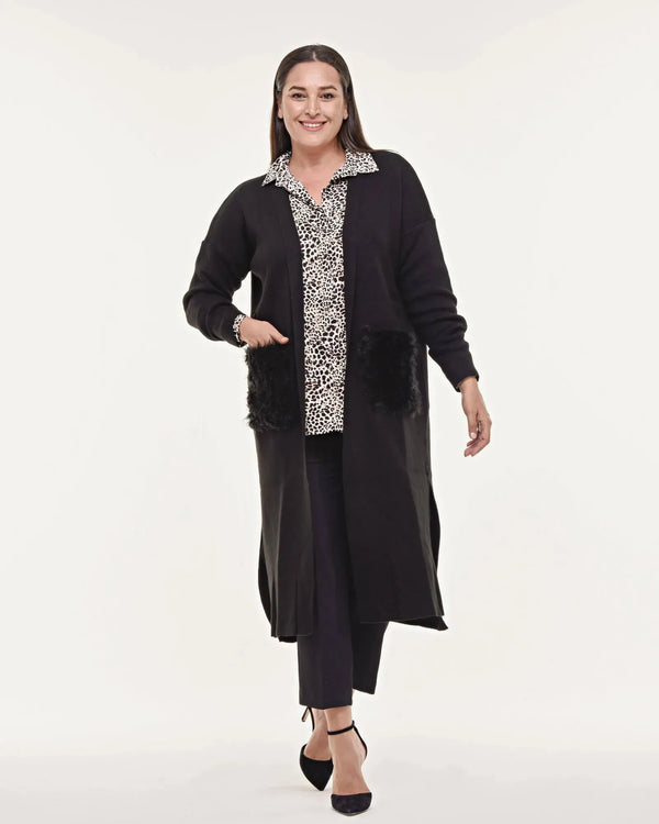 Hanezza Büyük Beden Çelik Örgü Triko - Pamuklu Viskon