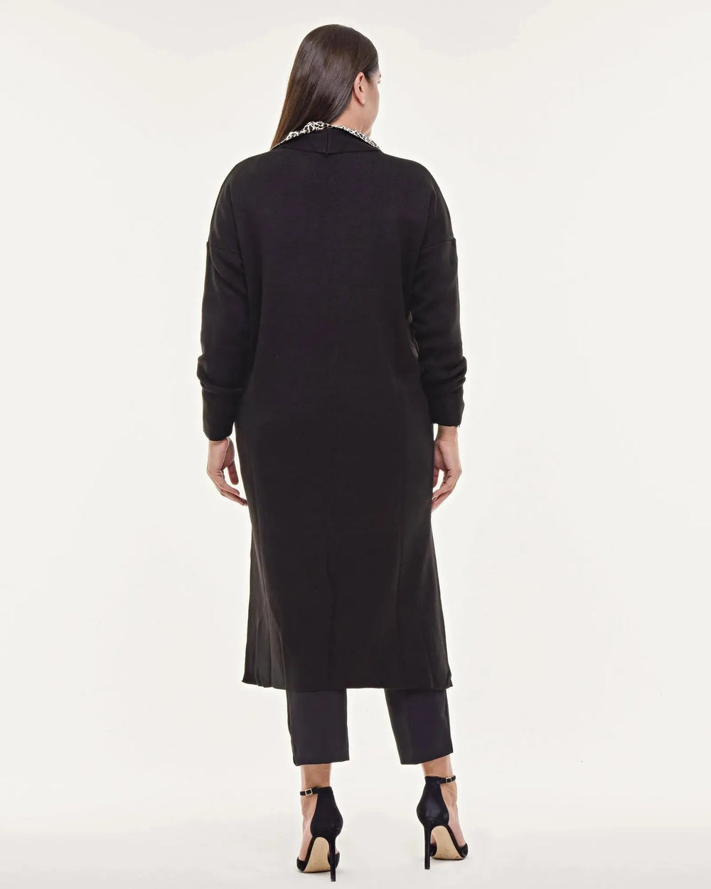 Hanezza Büyük Beden Çelik Örgü Triko - Pamuklu Viskon - Image 6