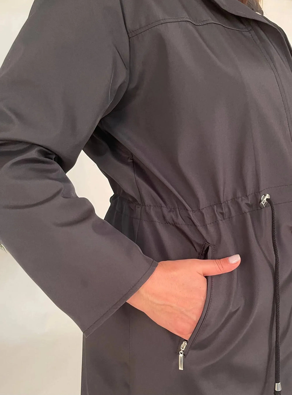 Тренч с плюшевой подкладкой большого размера для вашего повседневного стиля - Image 6