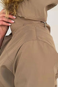 Trench-coat Grandes Tailles Hanezza avec Doublure en Peluche et Polaire