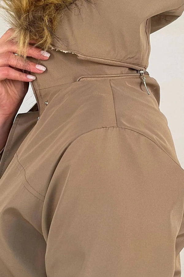 Тренч с плюшевой подкладкой большого размера для вашего повседневного стиля