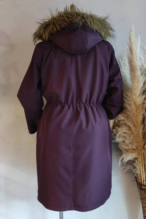 Тренч с плюшевой подкладкой большого размера для вашего повседневного стиля