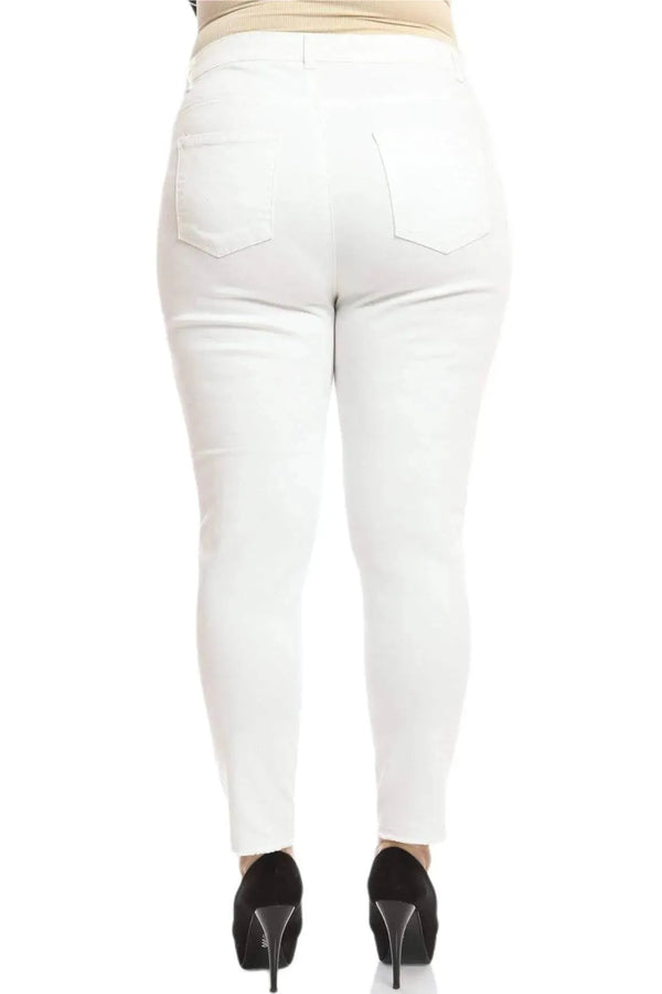 Женские джинсы больших размеров Hanezza — Хлопок и Вискоза