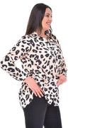 Hanezza: Camisas de Leopardo para Mujer de Tallas Grandes con Estilo