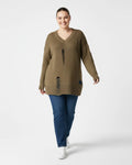 Entdecken Sie Ihren Stil neu mit Hanezza: Grobstrickpullover in großen Größen