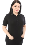 Hanezza Floral Print Viscose Dress - For Casual & Special Occasions