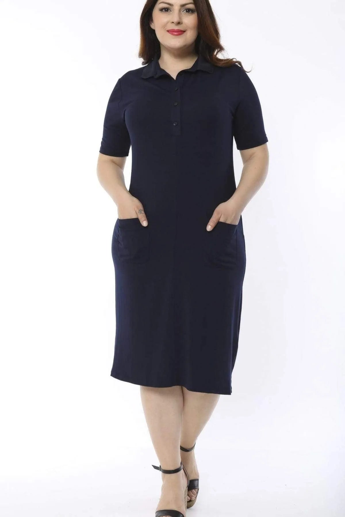 Hanezza Floral Print Viscose Dress - For Casual & Special Occasions