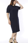 Hanezza Floral Print Viscose Dress - For Casual & Special Occasions