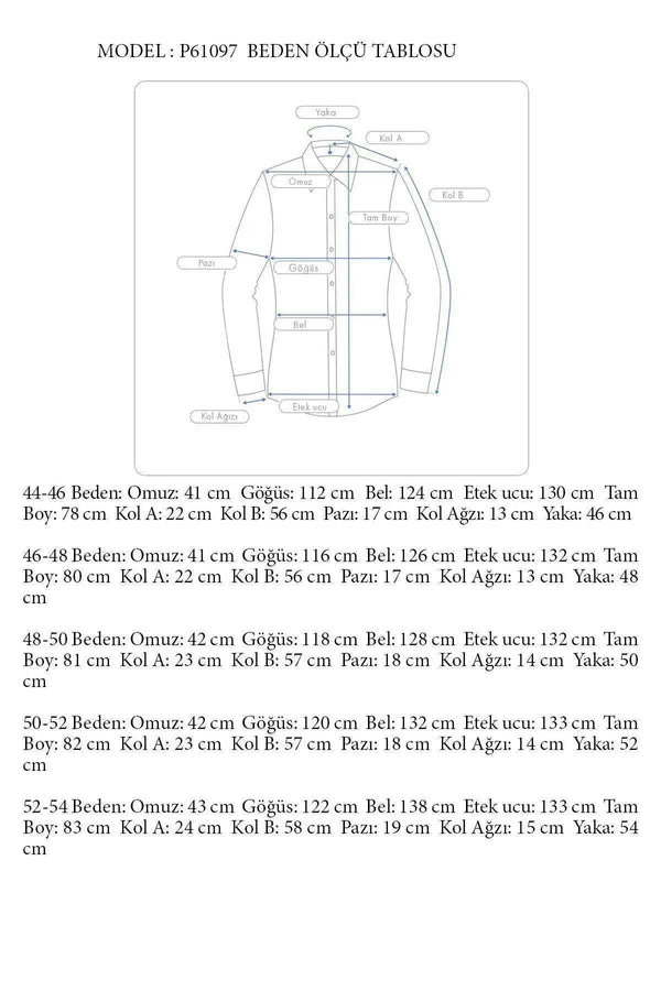 HANEZZA Patterned Viscose Tunic - Plus Size Cotton Blouse