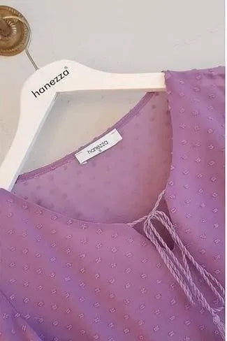 Hanezza Ruffle Sleeve Floral Print Blouse - Cotton Viscose - Image 17