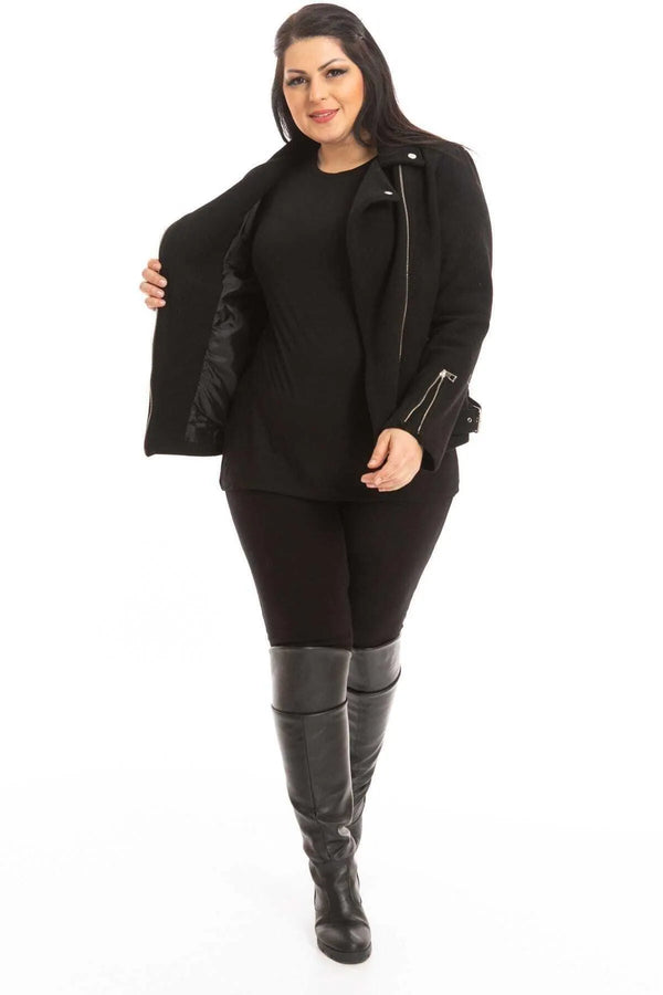 Hanezza: Chaqueta deportiva de cachemira que ofrece estilo y calidez en climas fríos