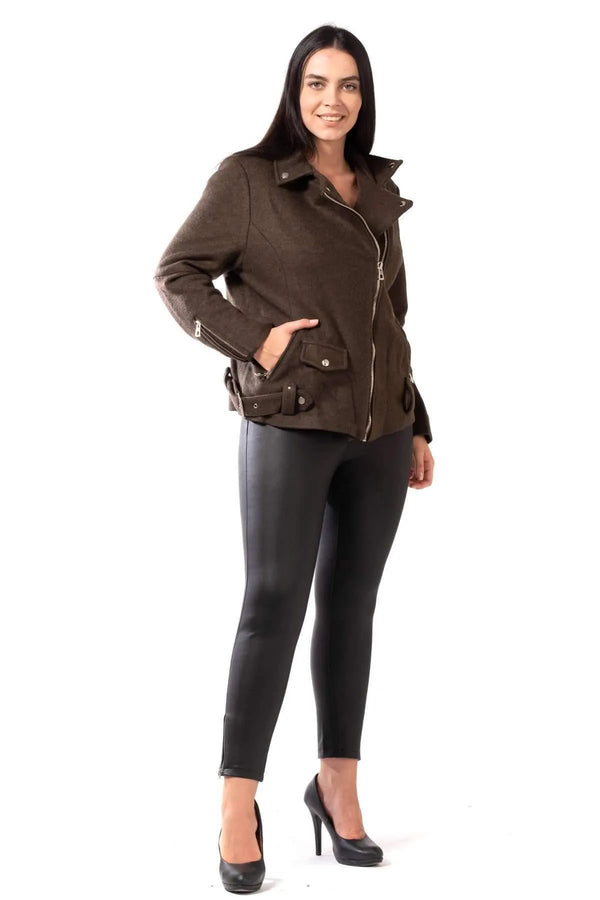 Hanezza: Chaqueta deportiva de cachemira que ofrece estilo y calidez en climas fríos