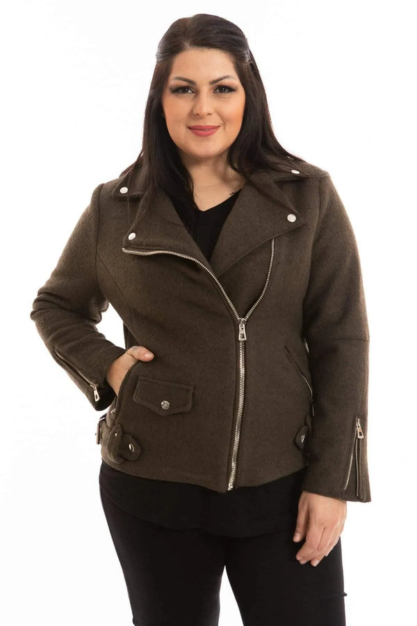 Hanezza: Chaqueta deportiva de cachemira que ofrece estilo y calidez en climas fríos