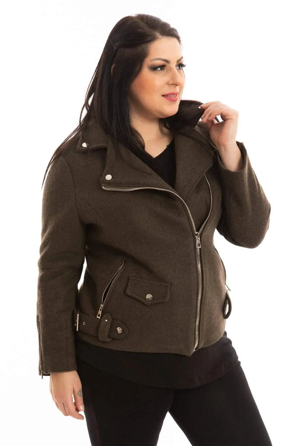 Hanezza: Chaqueta deportiva de cachemira que ofrece estilo y calidez en climas fríos