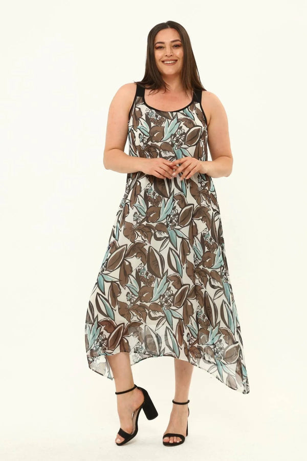 Летний Мастхэв: Шифоновое Платье Асимметричного Кроя от Hanezza